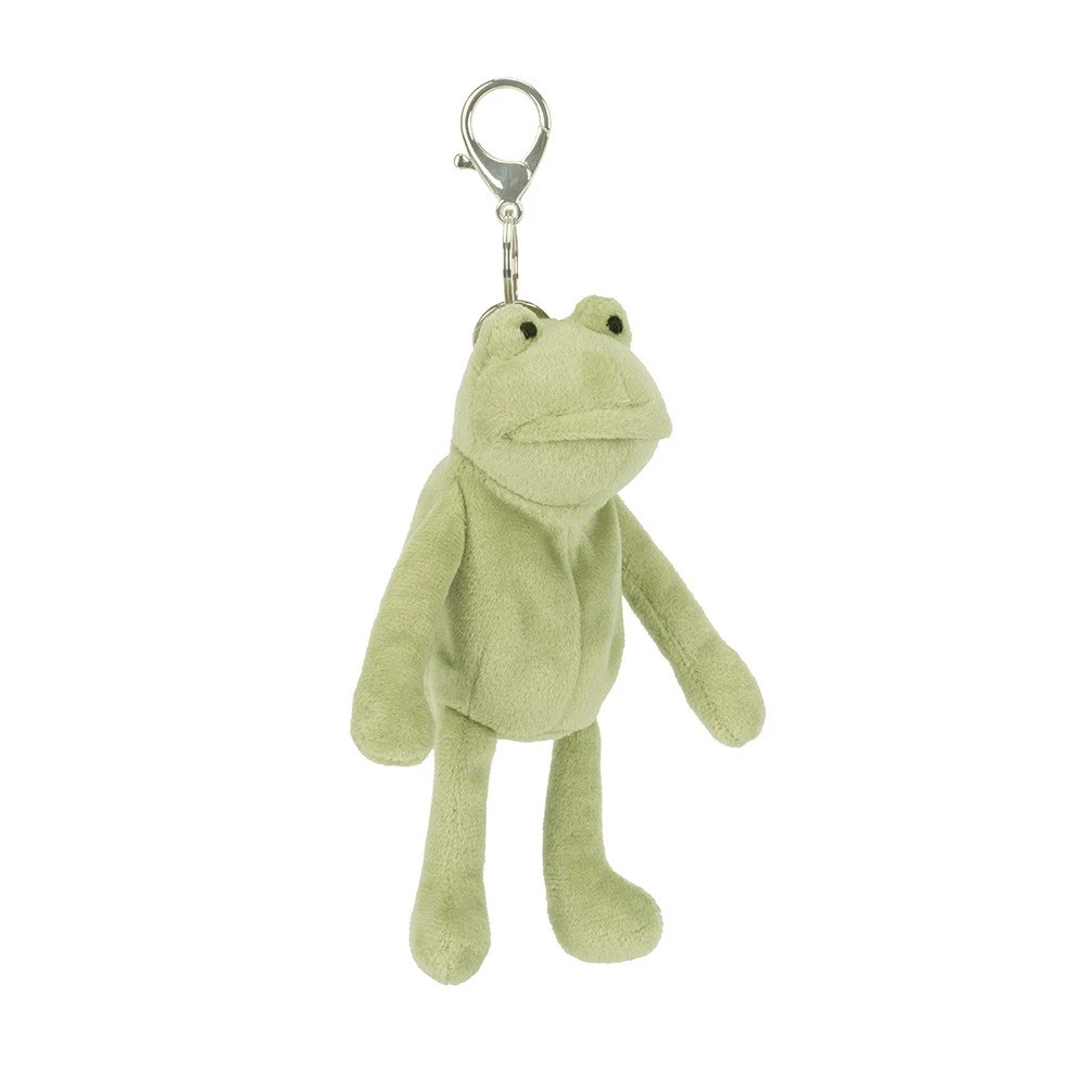 Jellycat Fergus Frog Bag Charm 厭世青蛙鎖匙扣